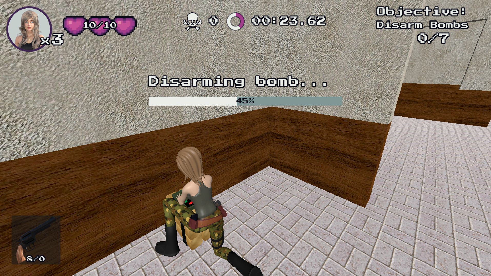 Disarming Bomb.