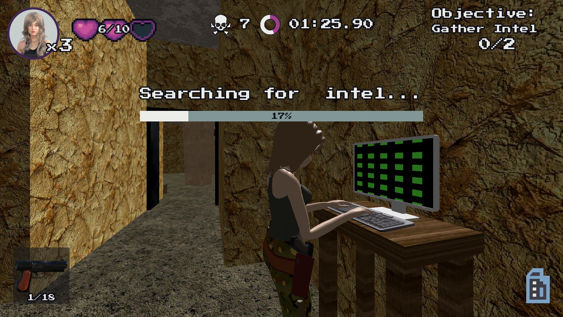 Beth Gathering Intel.